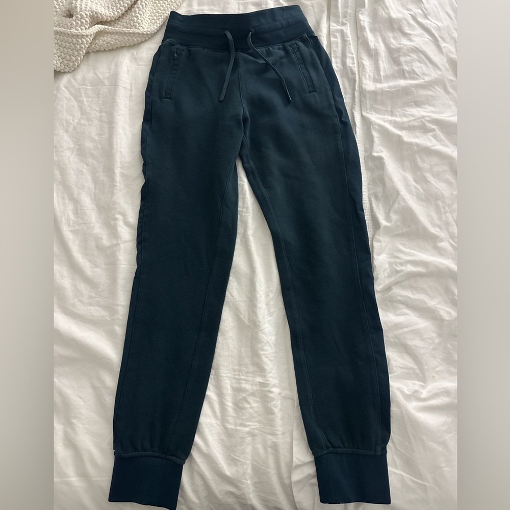 Lululemon get going jogger dark teal blue size 2